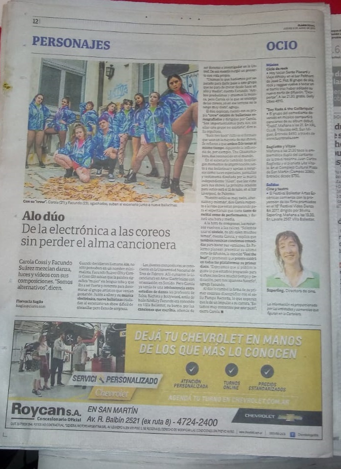 Nota en Clarín a ALO